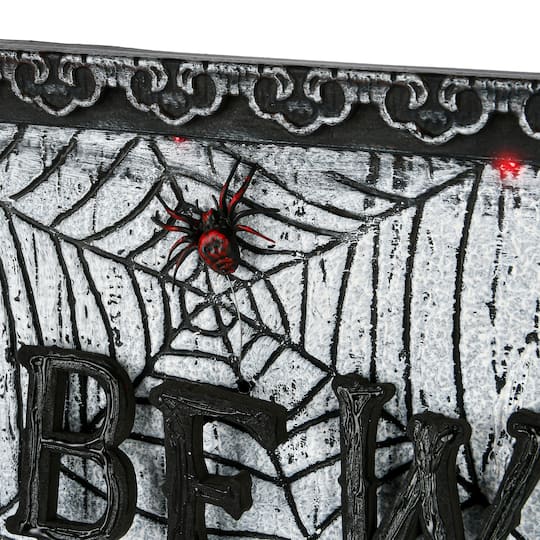 18" Halloween Sound Activated Animated Door Sign